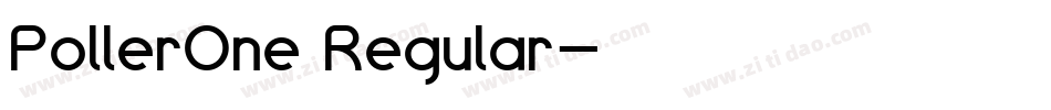 PollerOne Regular字体转换